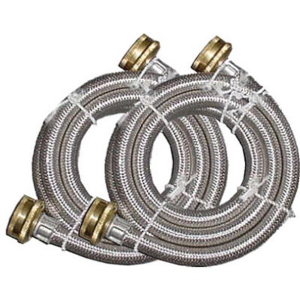 Homewerks 7243-60-34-1-2PK 2 Pack; 0.75 In. Garden Hose Thread x 0.75 In. Garden Hose Thread x 60 In. Wash Hose 547416 - main